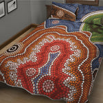 Australian Aboriginal Art Print Quilt Bed Set