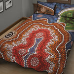 Australian Aboriginal Art Print Quilt Bed Set