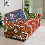 Australian Aboriginal Art Print Sofa Cover