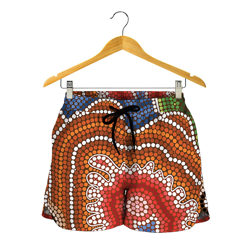 Australian Aboriginal Art Print Women's Shorts