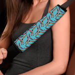 Australian Aboriginal Boomerang Print Car Seat Belt Covers