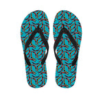 Australian Aboriginal Boomerang Print Flip Flops