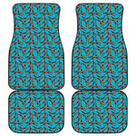 Australian Aboriginal Boomerang Print Front and Back Car Floor Mats