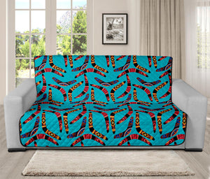 Australian Aboriginal Boomerang Print Futon Protector