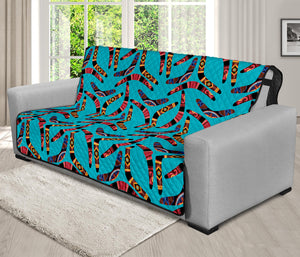 Australian Aboriginal Boomerang Print Futon Protector