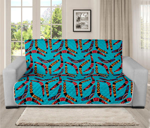 Australian Aboriginal Boomerang Print Futon Protector