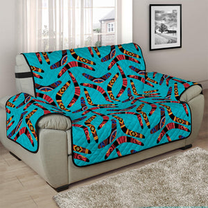 Australian Aboriginal Boomerang Print Half Sofa Protector