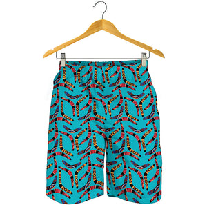 Australian Aboriginal Boomerang Print Men's Shorts