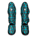 Australian Aboriginal Boomerang Print Muay Thai Shin Guards