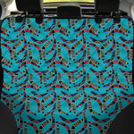 Australian Aboriginal Boomerang Print Pet Car Back Seat Cover