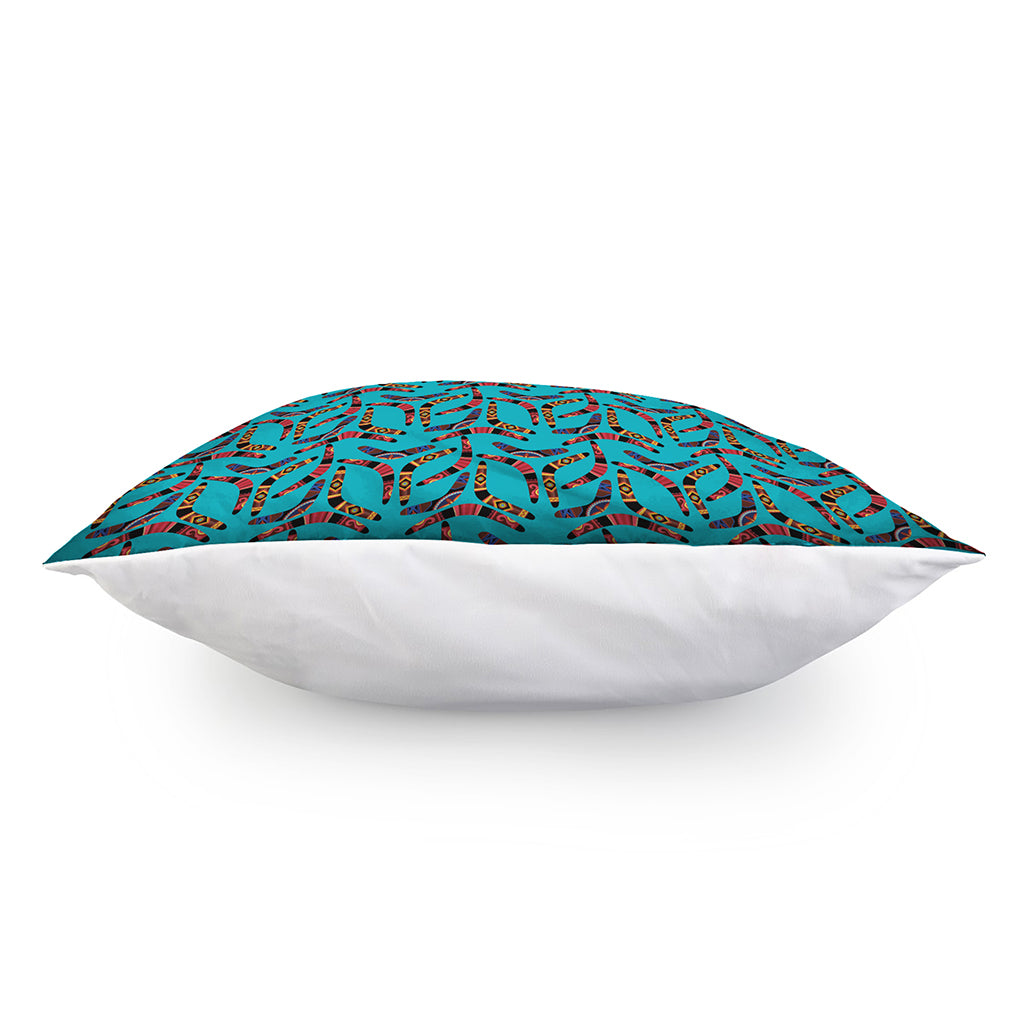 Australian Aboriginal Boomerang Print Pillow Cover