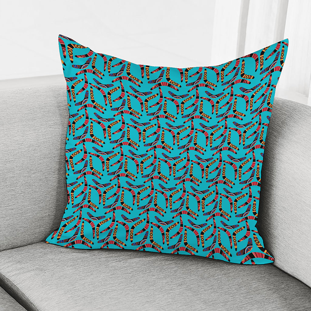 Australian Aboriginal Boomerang Print Pillow Cover