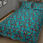 Australian Aboriginal Boomerang Print Quilt Bed Set