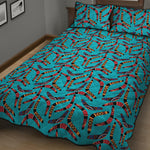 Australian Aboriginal Boomerang Print Quilt Bed Set