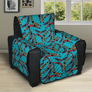 Australian Aboriginal Boomerang Print Recliner Protector