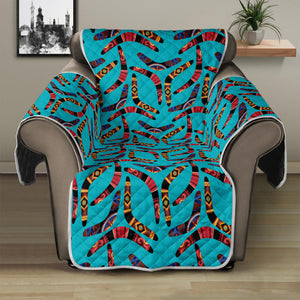 Australian Aboriginal Boomerang Print Recliner Protector