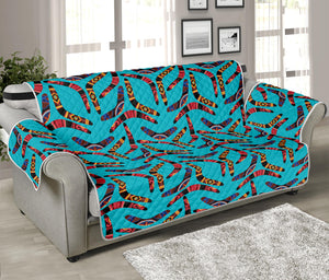 Australian Aboriginal Boomerang Print Sofa Protector