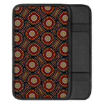 Australian Aboriginal Dot Pattern Print Car Center Console Cover