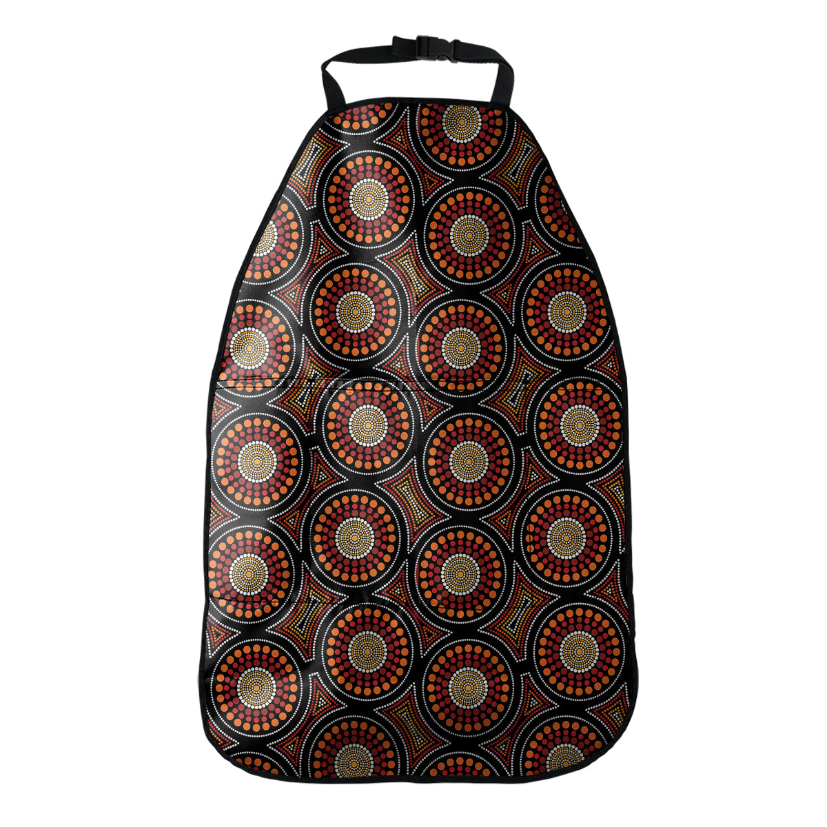 Australian Aboriginal Dot Pattern Print Car Seat Organizers