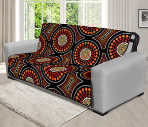 Australian Aboriginal Dot Pattern Print Futon Protector