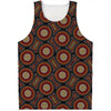 Australian Aboriginal Dot Pattern Print Men's Tank Top