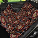 Australian Aboriginal Dot Pattern Print Pet Car Back Seat Cover