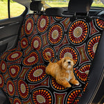 Australian Aboriginal Dot Pattern Print Pet Car Back Seat Cover