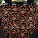 Australian Aboriginal Dot Pattern Print Pet Car Back Seat Cover