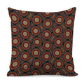 Australian Aboriginal Dot Pattern Print Pillow Cover