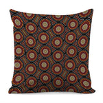 Australian Aboriginal Dot Pattern Print Pillow Cover