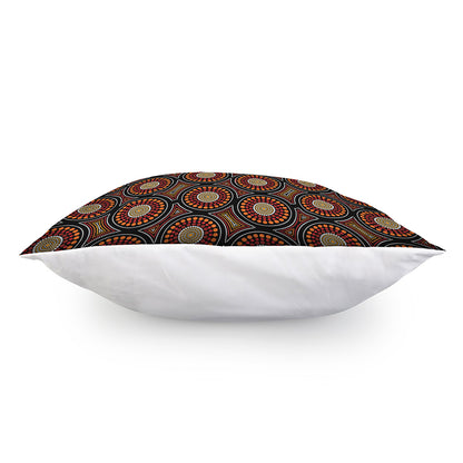 Australian Aboriginal Dot Pattern Print Pillow Cover