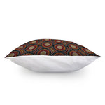 Australian Aboriginal Dot Pattern Print Pillow Cover