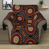 Australian Aboriginal Dot Pattern Print Recliner Protector