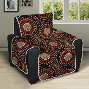 Australian Aboriginal Dot Pattern Print Recliner Protector