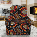 Australian Aboriginal Dot Pattern Print Recliner Slipcover