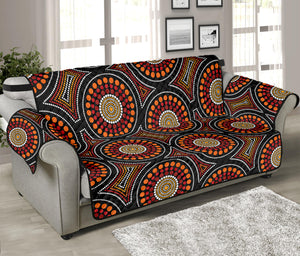 Australian Aboriginal Dot Pattern Print Sofa Protector