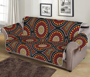 Australian Aboriginal Dot Pattern Print Sofa Protector