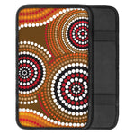 Australian Aboriginal Dot Print Car Center Console Cover