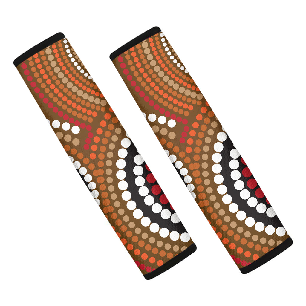 Australian Aboriginal Dot Print Car Seat Belt Covers