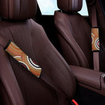 Australian Aboriginal Dot Print Car Seat Belt Covers