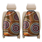 Australian Aboriginal Dot Print Car Seat Organizers