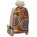Australian Aboriginal Dot Print Car Seat Organizers