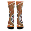 Australian Aboriginal Dot Print Crew Socks