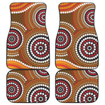 Australian Aboriginal Dot Print Front and Back Car Floor Mats