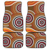 Australian Aboriginal Dot Print Front and Back Car Floor Mats