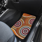 Australian Aboriginal Dot Print Front and Back Car Floor Mats