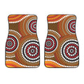 Australian Aboriginal Dot Print Front Car Floor Mats