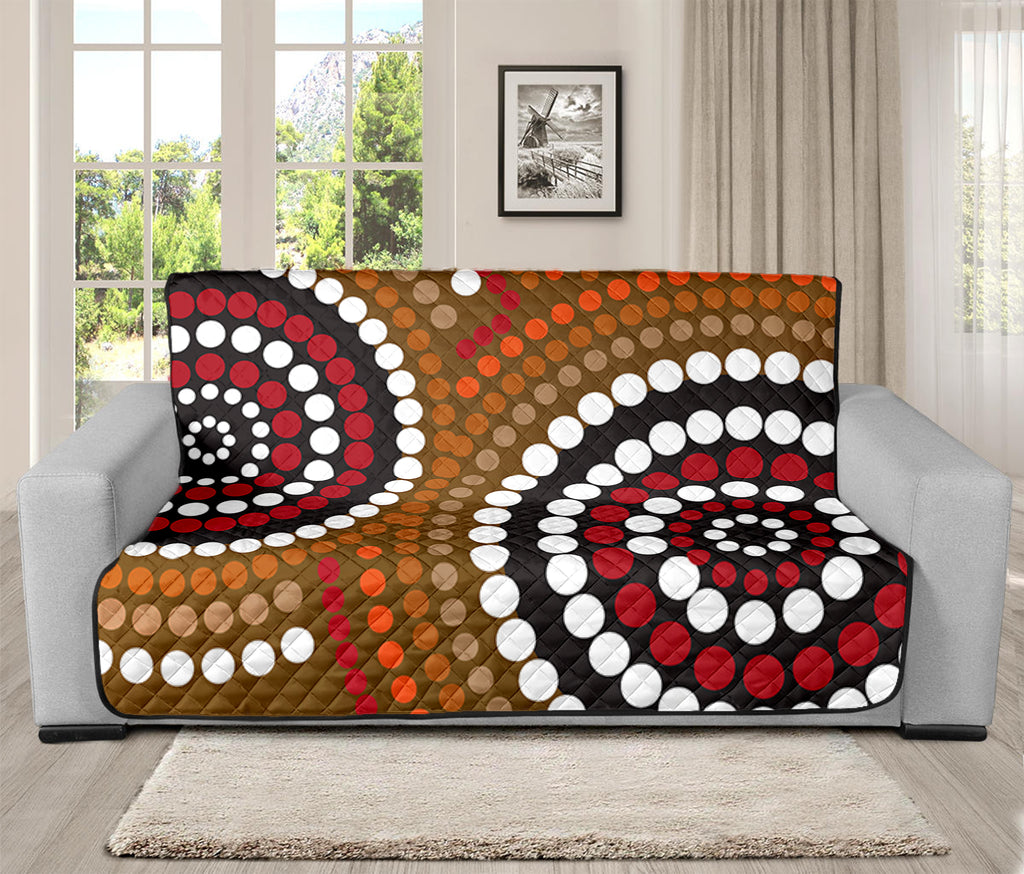 Australian Aboriginal Dot Print Futon Protector