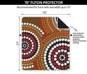 Australian Aboriginal Dot Print Futon Protector