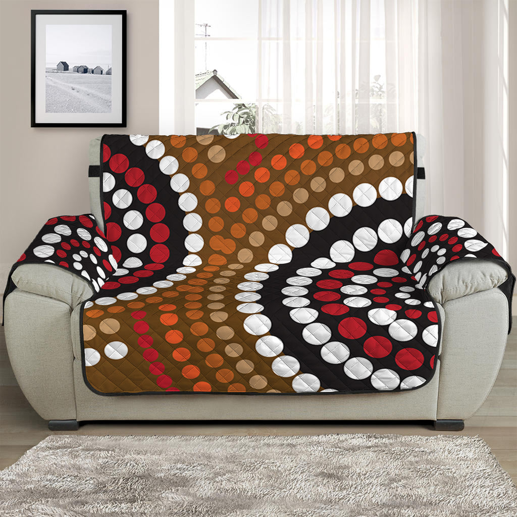 Australian Aboriginal Dot Print Half Sofa Protector